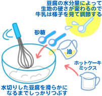 おとうふプチケーキ